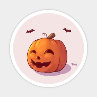 Happy Pumpkin Magnet